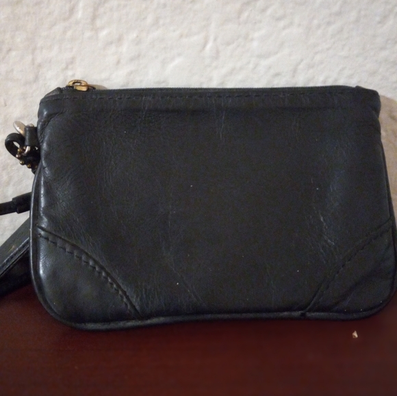 Coach Handbags - Coach brand wristlet, black, 4" length, 6" width, EXCELLENT CONDITION
